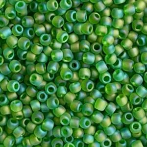 Round #11 Transparent – Rainbow Frosted Peridot