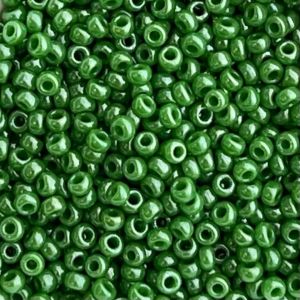 Rocalla Miyuki #11 Opaque Jade Green Luster