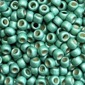 Round #8 PermaFinish Matte Galvanized Spring Green