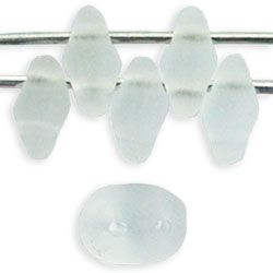 SuperDuo 2x5mm Matte Crystal x 10 grs