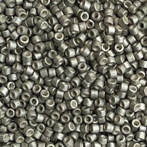 Delica Bead Galvanized Matte Aloe x 10 grs