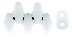 MiniDuo 4x2mm Opaque White x 10 grs