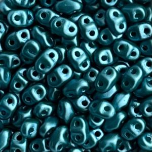 MiniDuo 4x2mm Pearl Coat – Dk Teal x 10 grs