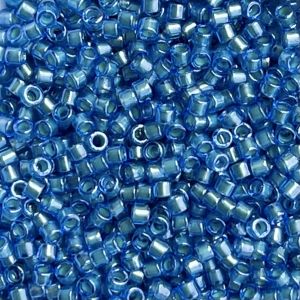 Delica Bead Mint Pearl Lined Azure