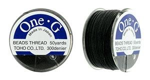 One-G Thread 50 Yard Spool Black