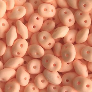 SuperDuo 2x5mm Bondeli Matte Orange x 10 grs