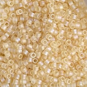 Delica Bead Transparent Matte Crystal Ivory Luster