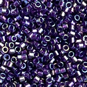 Delica Bead Sparkle Purple Lined Amy AB