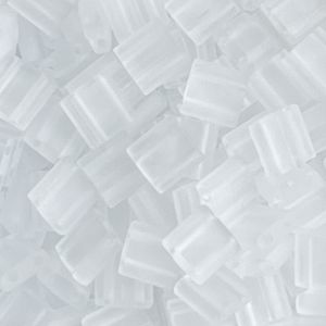 Tila Bead 5mm Matte Transparent Crystal x 10 grs