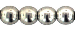 Round Beads 6mm Silver -27000 STR/50bds