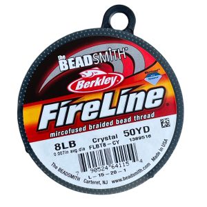 8 LB FireLine Crystal x 50 YRD