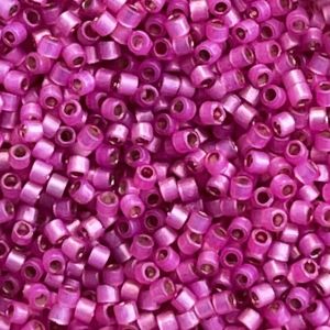 Delica Bead SilverLined Duracoat S/F Pink Parfait