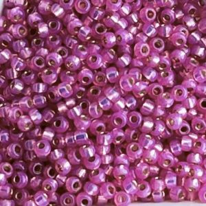 Rocalla Miyuki #11 Duracoat SilverLined Paris Pink