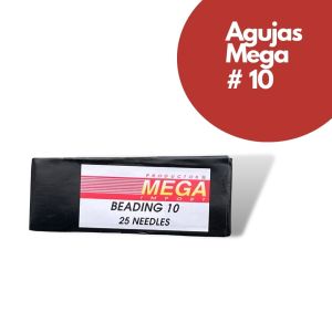 Agujas MEGA #10 Paño x 25 und