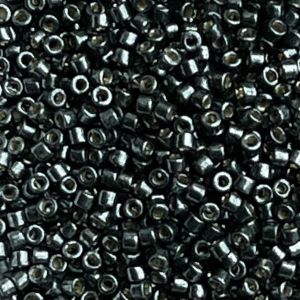 Delica Bead Duracoat Galvanized Black Moss x 10 grs