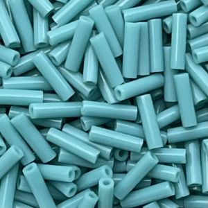 Bugle 2(6MM) Opaque Turquoise Green