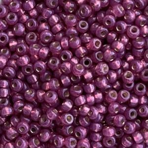 Rocalla Miyuki #11 Duracoat SilverLined Fuchsia