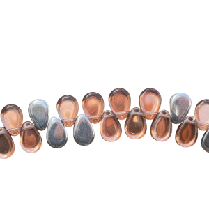 TearDrop 9x11mm Backlite Peach 30 bds/str