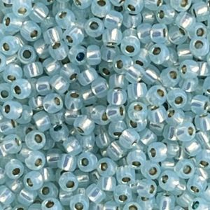 Round #11 PermaFinish – Silver-Lined Milky Lt Aqua x 10 grs