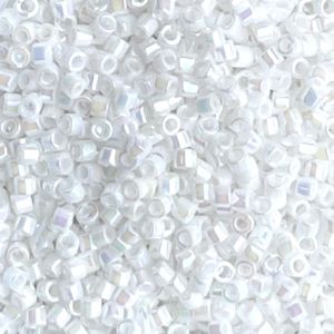 Delica Bead White Pearl AB
