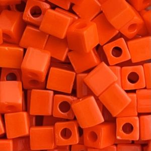 Square 4mm Opaque Orange