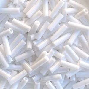 Bugle #2 (6mm) Opaque White x 10 grs