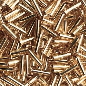 Bugle #2 (6mm) SilverLined Gold
