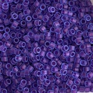Treasure Frosted Royal Purple-Lined Aqua x 10 grs