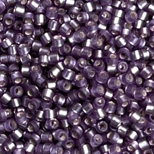 Delica Bead Dyed SemiMatte SilverLined Violet