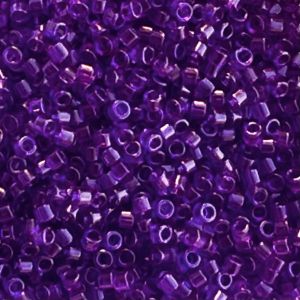 Delica Bead Dyed Transparent Violet