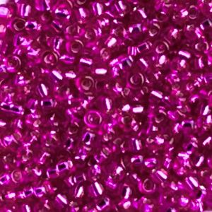 Rocalla Miyuki #11 Dyed SilverLined Fuchsia
