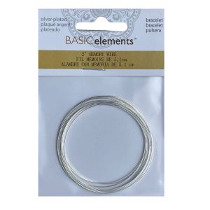 Alambre de Memoria Brazalete – Silver  Plate  12 Turns