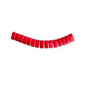 Carrier Bead 2HL Red 15 bds/str