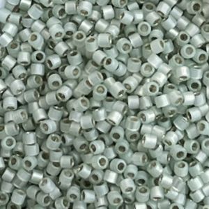 Delica Bead SilverLined Lt Moss Opal