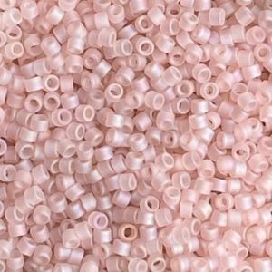 Delica Bead Transparent Matte Pink Mist AB