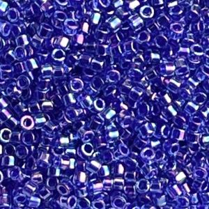Delica Bead Lined Blue Violet AB