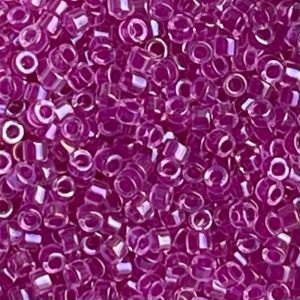 Delica Bead Lined Fuchsia AB