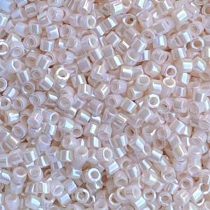 Delica Bead Opaque Bisque White Cylon