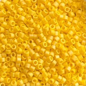 Delica Bead Matte Opaque Canary AB