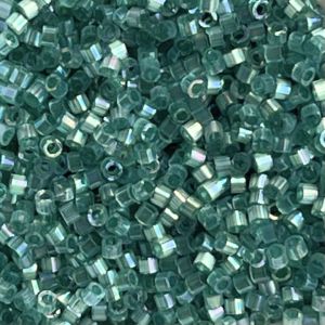Delica Bead Silk Inside Dyed Emerald AB