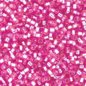 Delica Bead SilverLined Duracoat S/F Pink Parfait