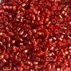 Delica Bead Silver Lined Duracoat Clementine