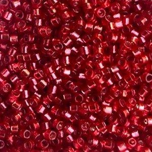 Delica Bead Silver Lined Duracoat Lt Cranberry