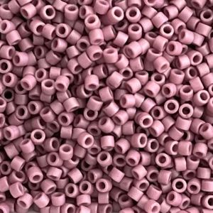 Delica Bead Frosted Opaque Glaze Mauve