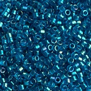 Delica Bead Fancy Teal Lined Teal Blue