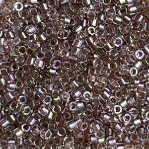 Delica Bead Fancy Lined Rose Taupe