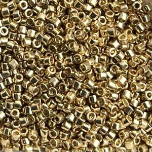 Delica Bead Duracoat Galvanized Pale Gold