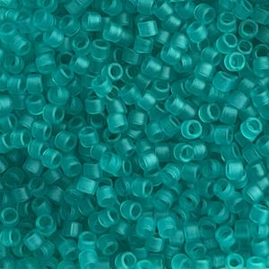 Delica Bead Dyed Matte Transparent Turquoise