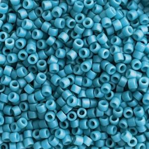Delica Bead Dyed Matte Opaque Capri