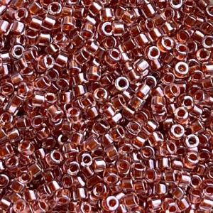 Delica Bead Sparkling Ginger Lined Crystal